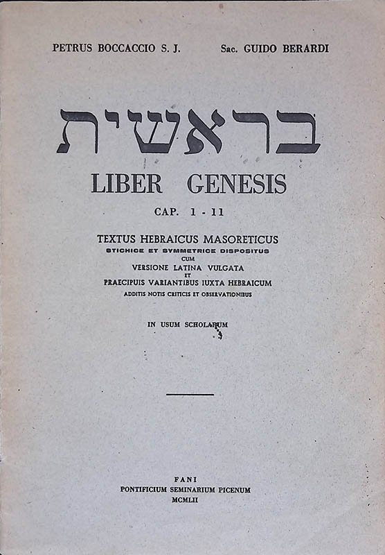 Liber Genesis. Cap. 1-11 | Immagine principale