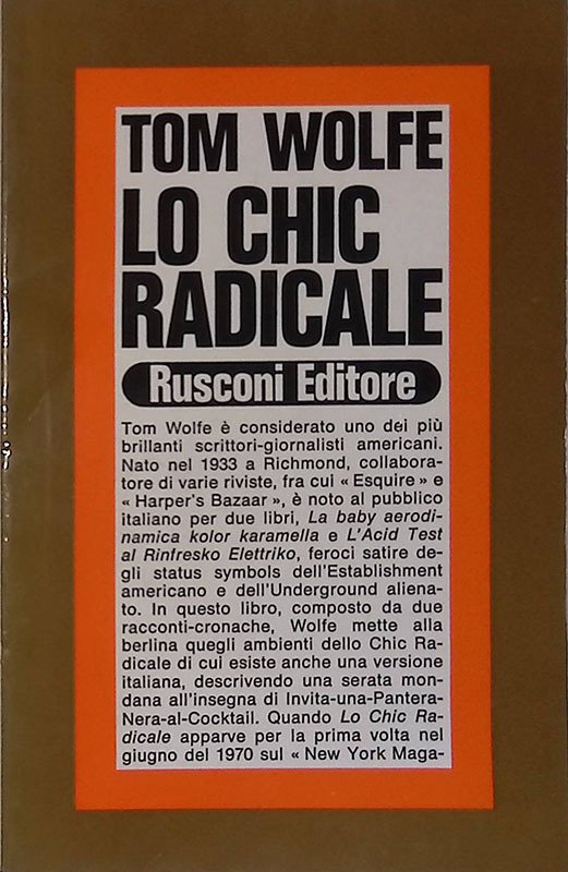 Lo chic radicale