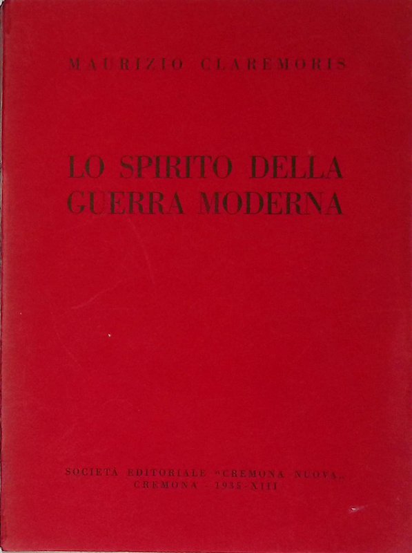 Lo spirito della guerra moderna