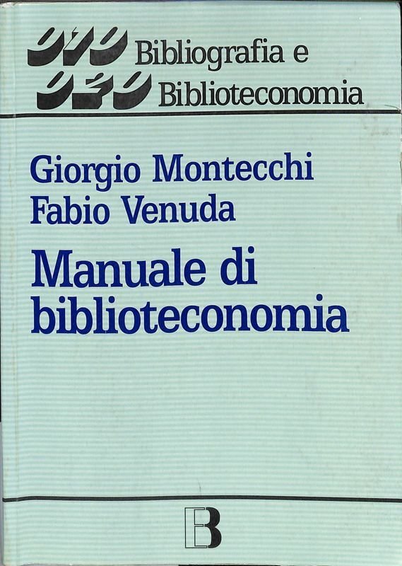 Manuale di biblioteconomia