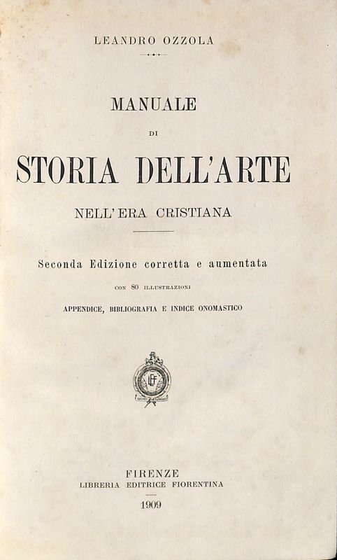 Manuale di storia dell'arte nell'era cristiana | Immagine principale