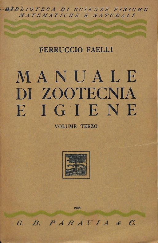 Manuale di zootecnica e igiene. Volume terzo | Immagine principale
