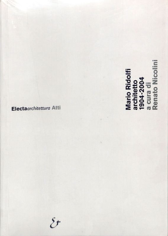 Mario Ridolfi architetto 1904-2004. | Immagine principale