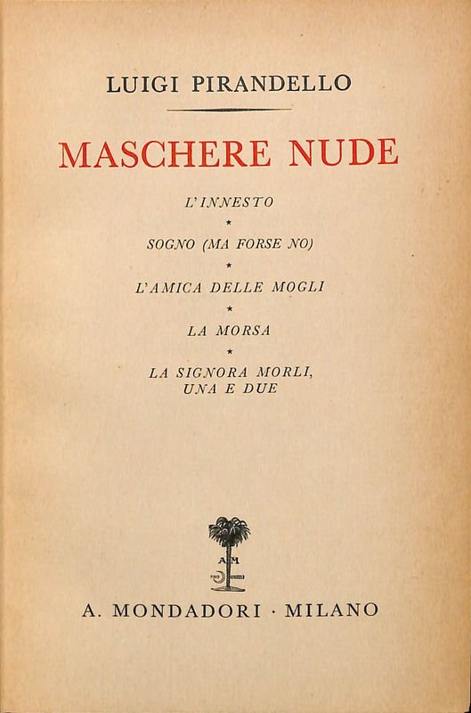 Maschere nude. Vol. VI. L'innesto. Sogno (ma forse no). L'amica … | Immagine principale