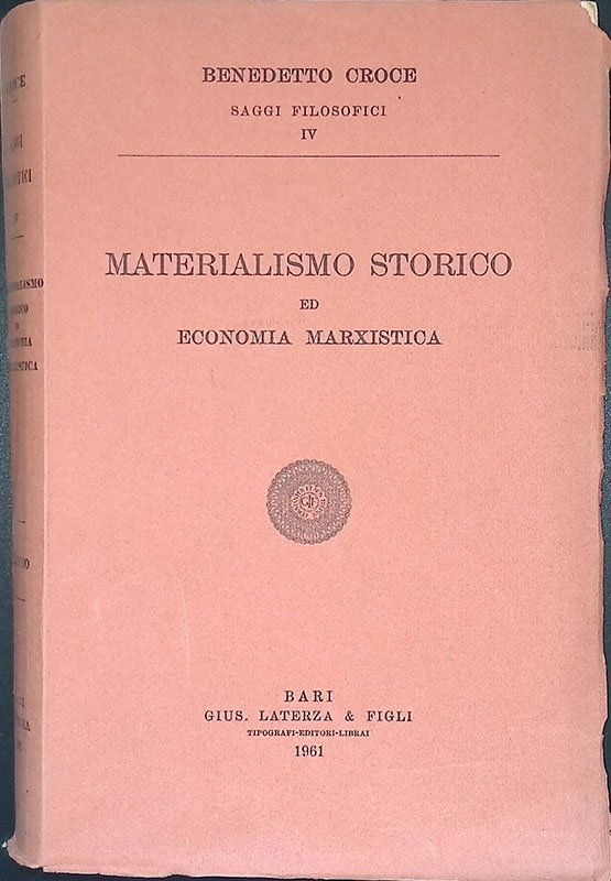 Materialismo storico ed economia marxistica