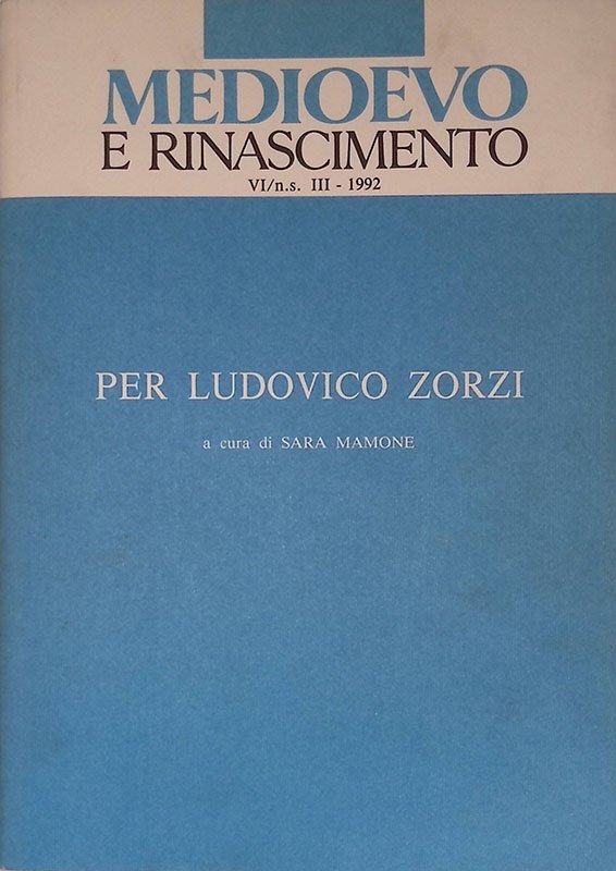 Medioevo e Rinascimento. Nuova serie, III - 1992