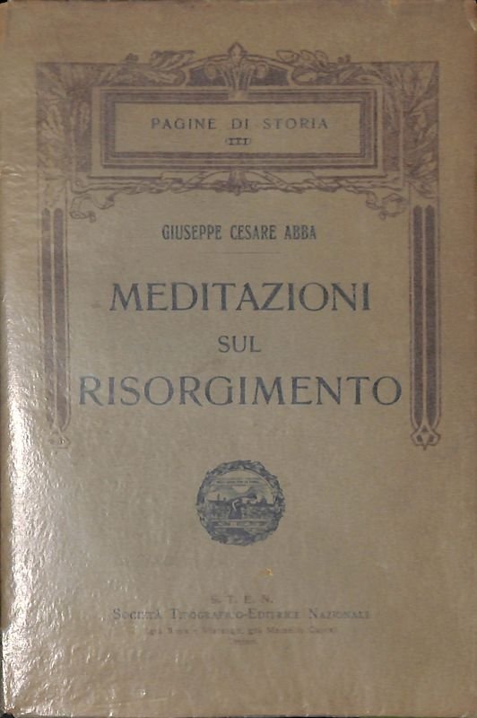 Meditazioni sul Risorgimento | Immagine principale
