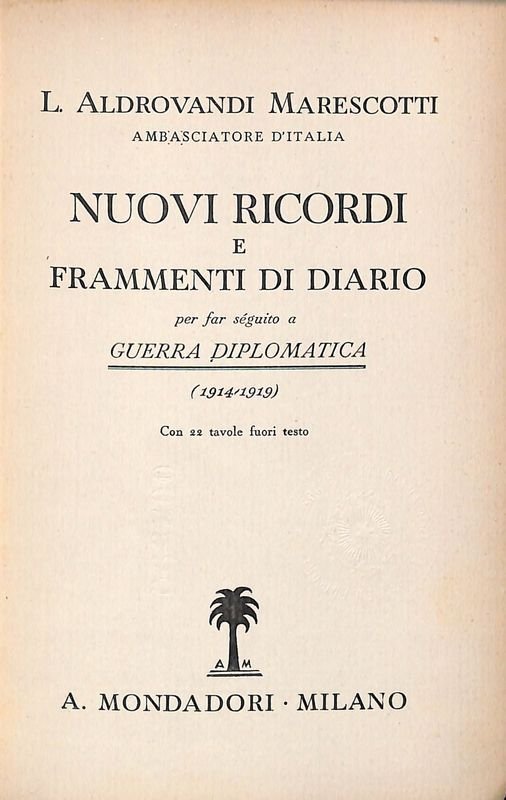 Nuovi ricordi e frammenti di diario per far seguito a … | Immagine principale