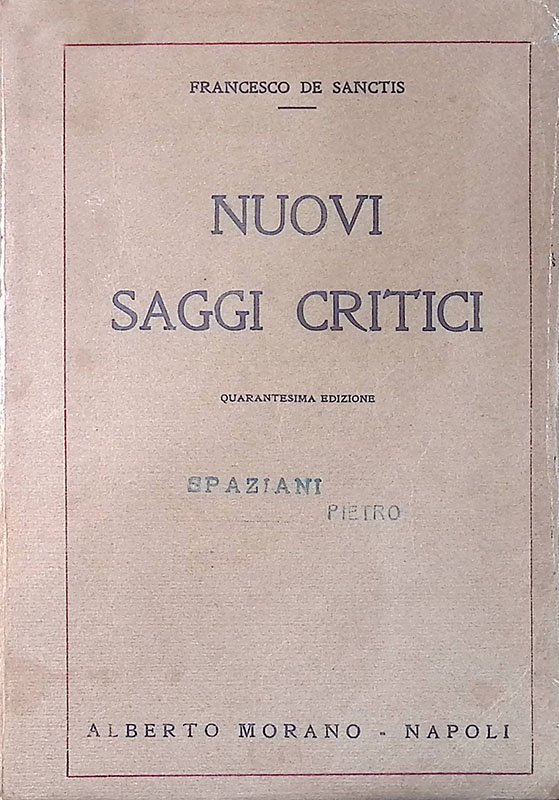 Nuovi saggi critici