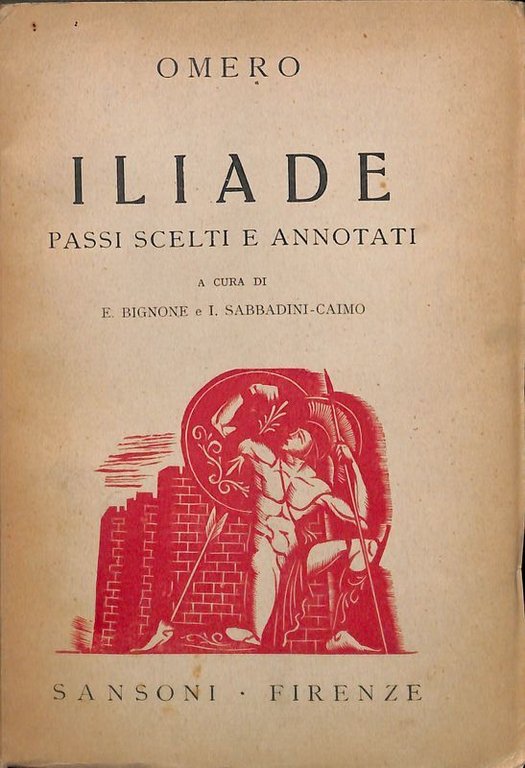 Omero. Iliade. Passi scelti e annotati