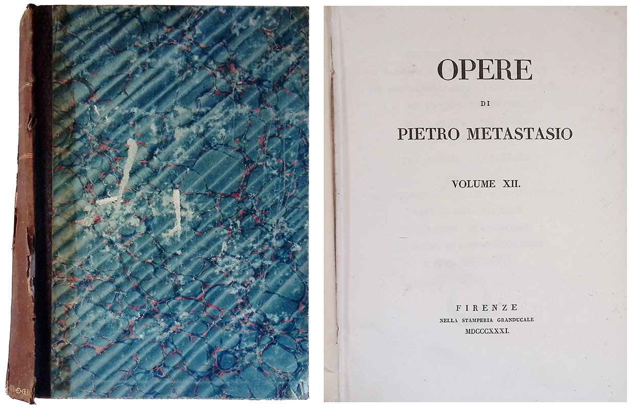 Opere di Pietro Metastasio. Vol XII | Immagine principale