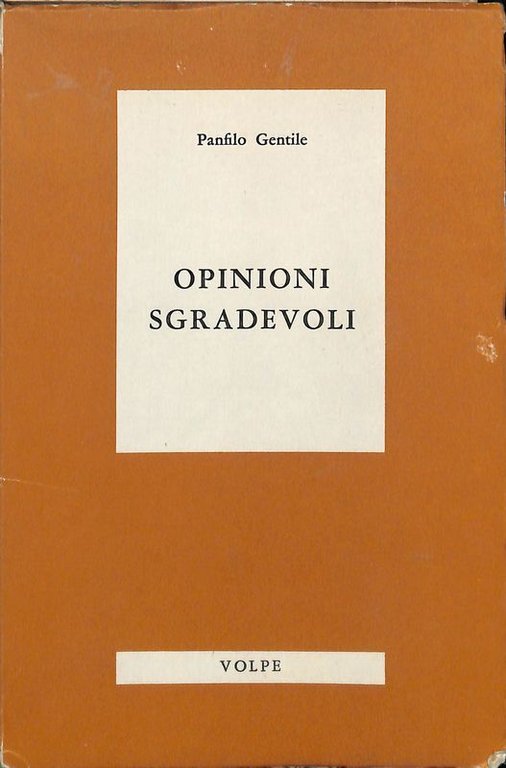 Opinioni sgradevoli