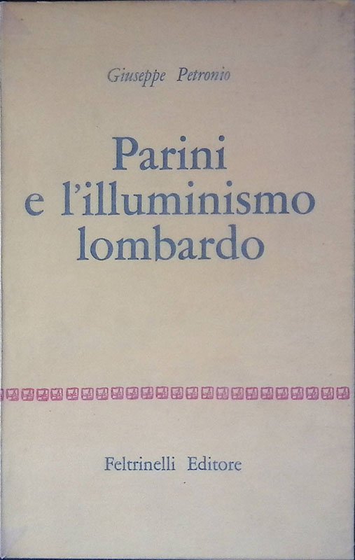 Parini e l'illuminismo lombardo