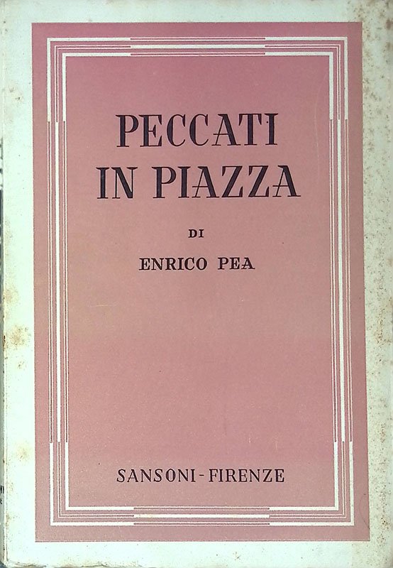 Peccati in piazza