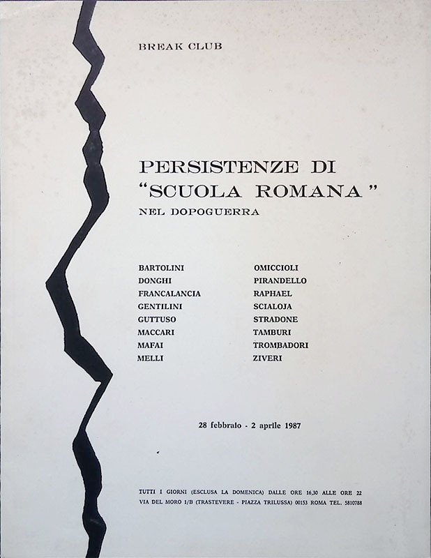 Persitenze di scuola romana nel dopoguerra