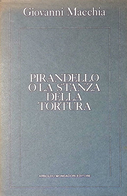 Pirandello o la stanza della tortura