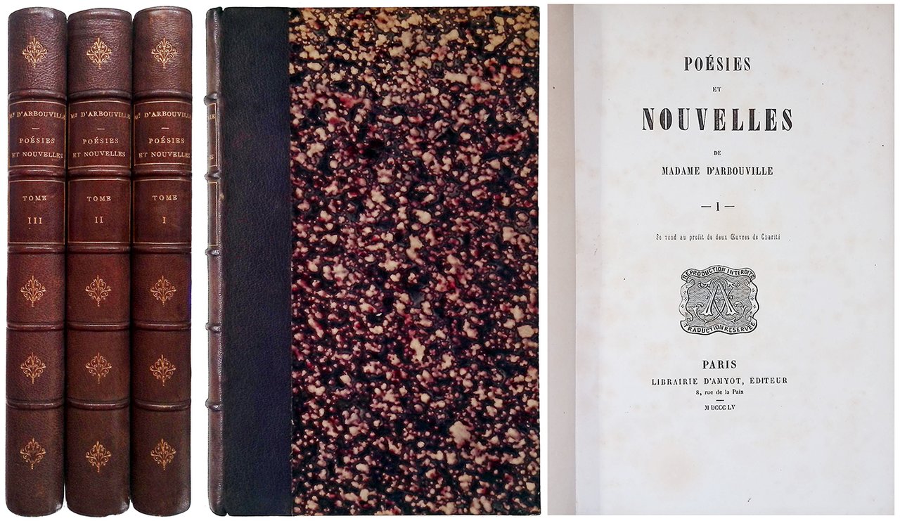 Poesies et nouvelles. TRE VOLUMI
