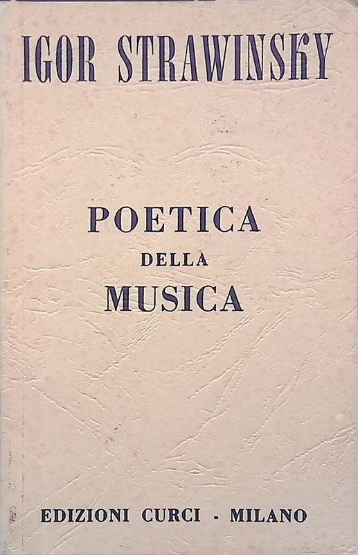 Poetica della musica