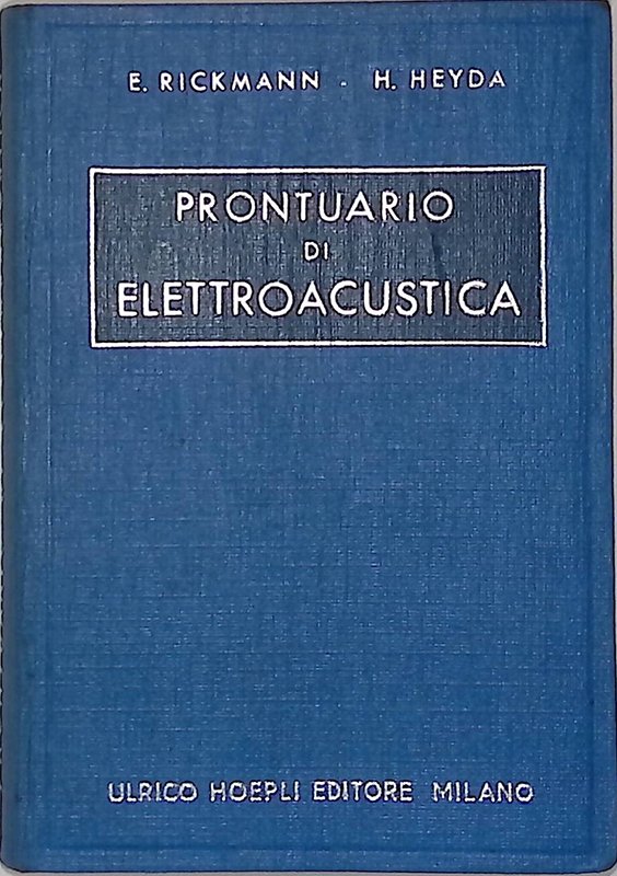 Prontuario di elettroacustica | Immagine principale