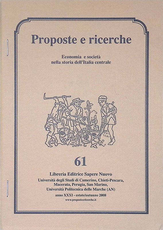 Proposte e ricerche n. 61