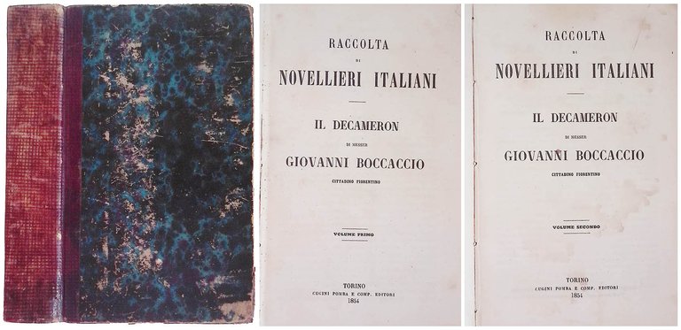 Raccolta di novellieri italiani. Il Decameron Vol. I-II