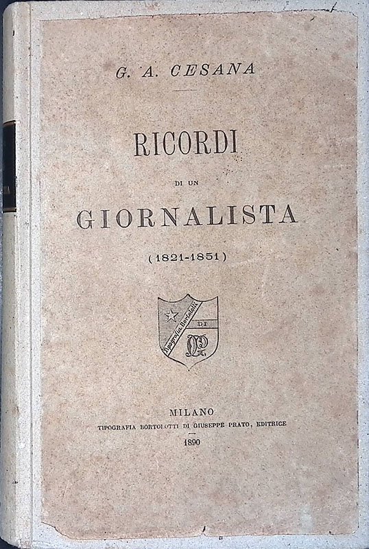 Ricordi di un giornalista 1821-1851