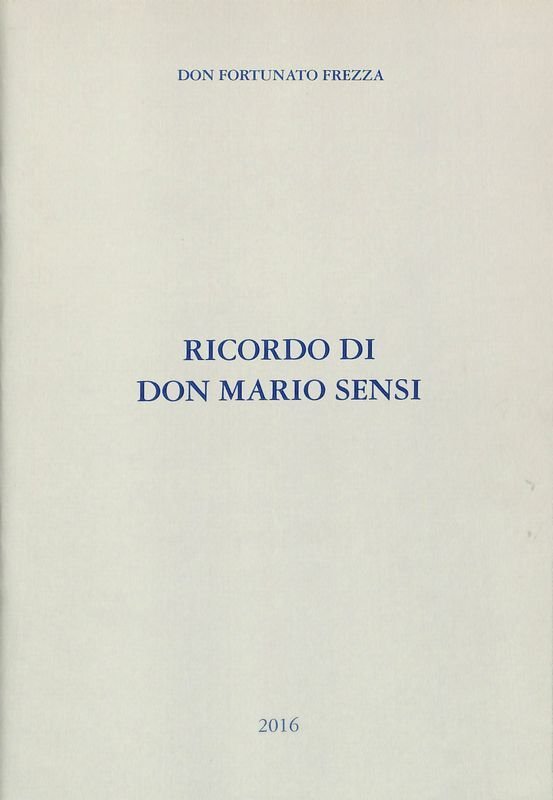 Ricordo di Don Mario Sensi. Estratto