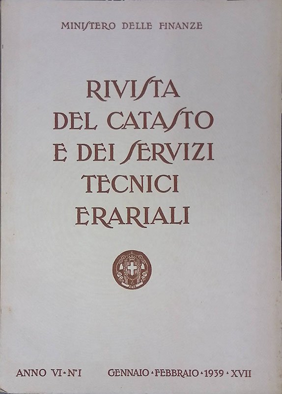 Rivista del catasto e dei servizi tecnici e erariali. Anno …