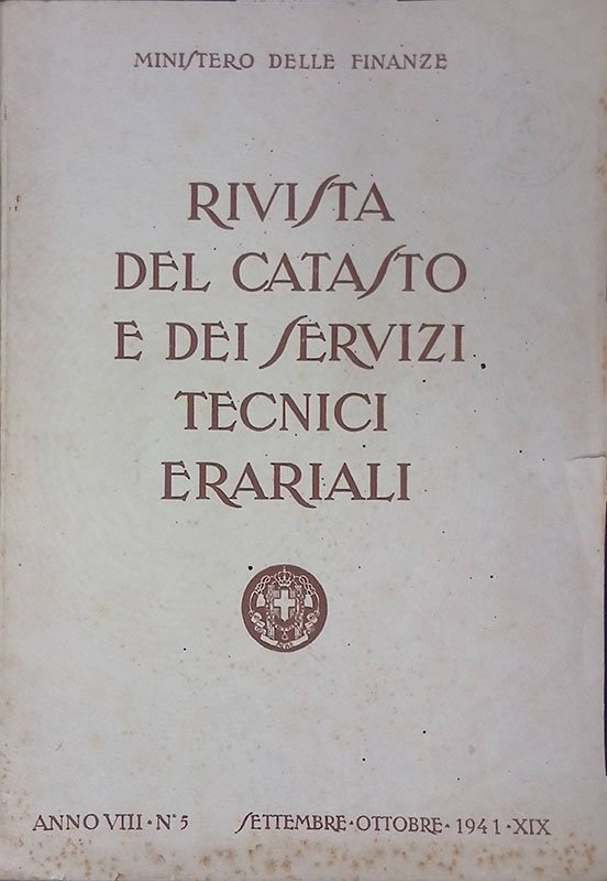 Rivista del catasto e dei servizi tecnici e erariali. Anno …