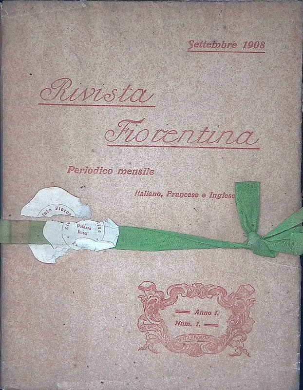 Rivista Fiorentina. Periodico mensile - Italiano, Francese e Inglese - … | Immagine principale