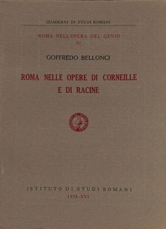 Roma nelle opere di Corneille e di Racine