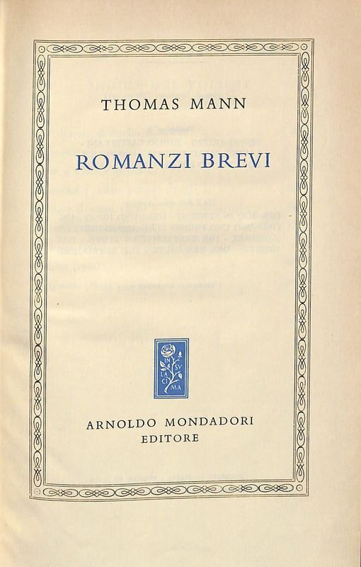 Romanzi brevi | Immagine principale