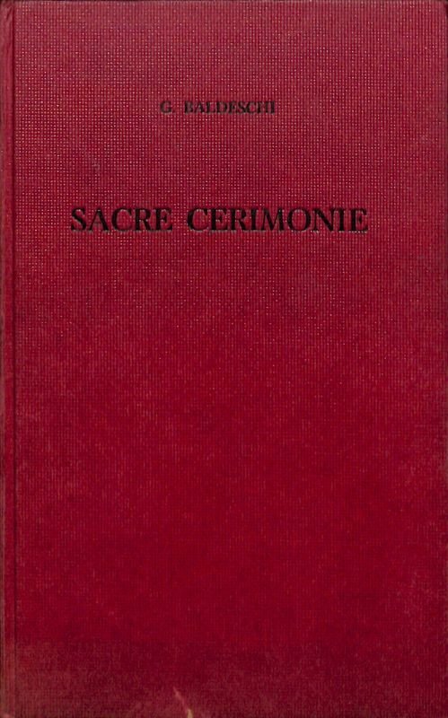 Sacre cerimonie