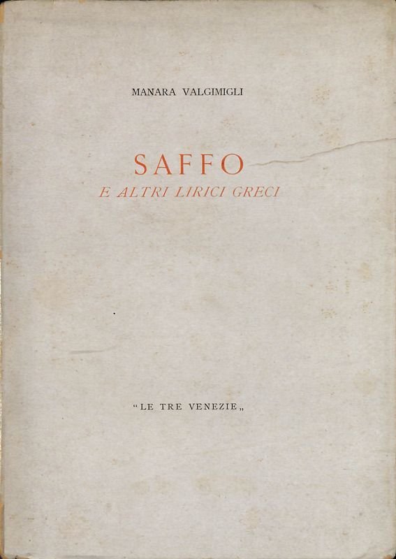 Saffo e altri lirici greci