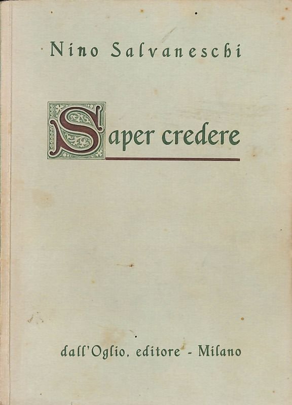 Saper credere | Immagine principale