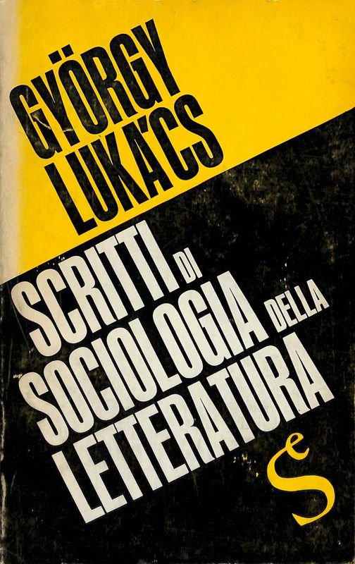 Scritti di sociologia della letteratura
