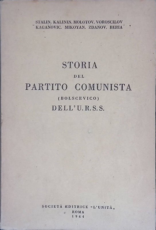 Storia del Partito Comunista (Bolscevico) dell'U.R.S.S.