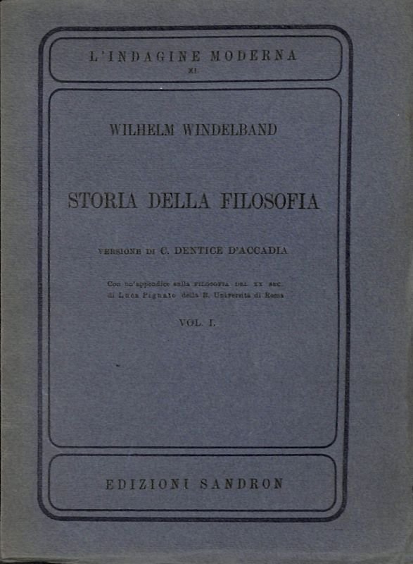 Storia della filosofia. Volume 1 | Immagine principale