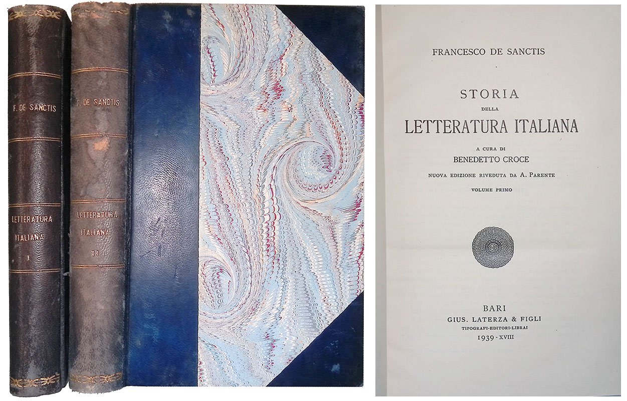 Storia della letteratura italiana. DUE VOLUMI