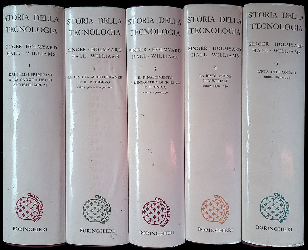 Storia della tecnologia. 5 VOLUMI | Immagine principale