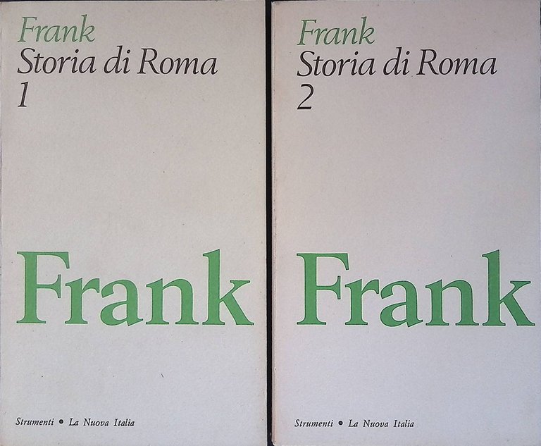 Storia di Roma. Volume I-II