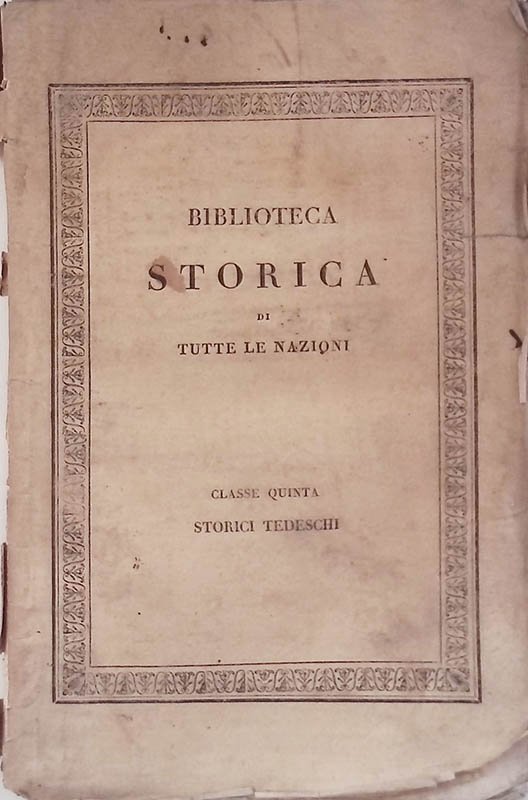 Storia universale. Divisa in ventiquattro libri - Volume Terzo | Immagine principale