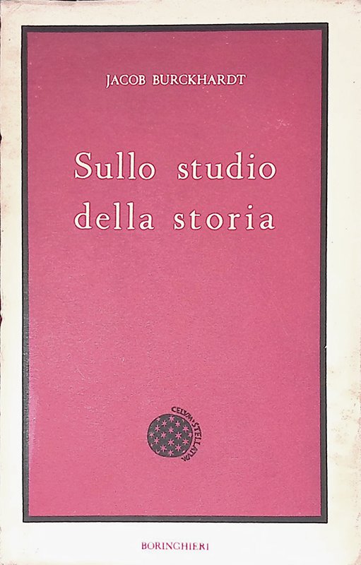 Sullo studio della storia