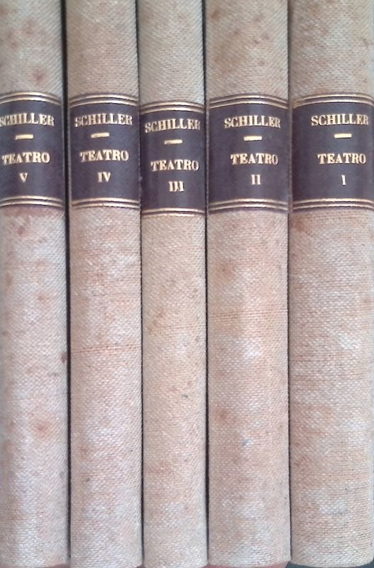 Teatro completo Schiller. 5 VOLUMI
