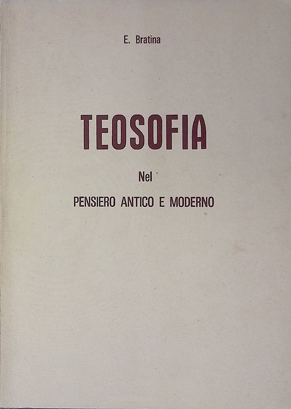 Teosofia nel pensiero antico e moderno