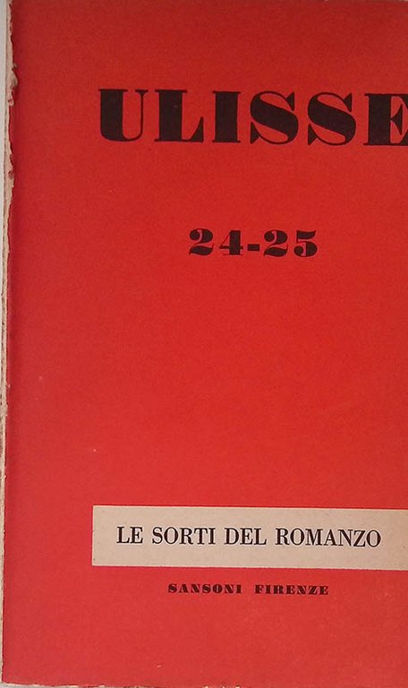 Ulisse. Anno X, vol.IV, fascicolo n.24-25 autunno-inverno 1956-57