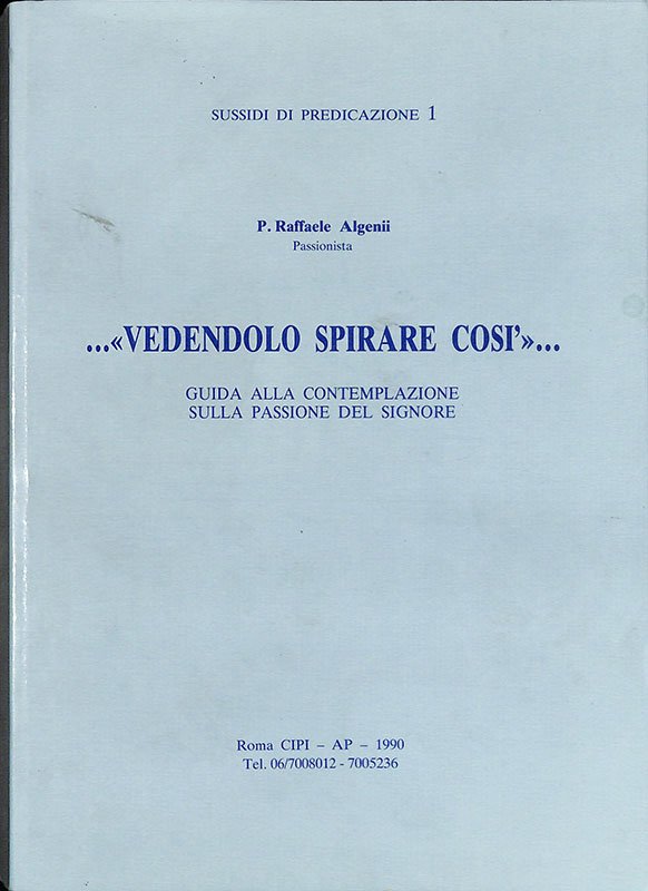 Vedendolo spirare così. Guida alla contemplazione sulla passione del Signore | Immagine principale