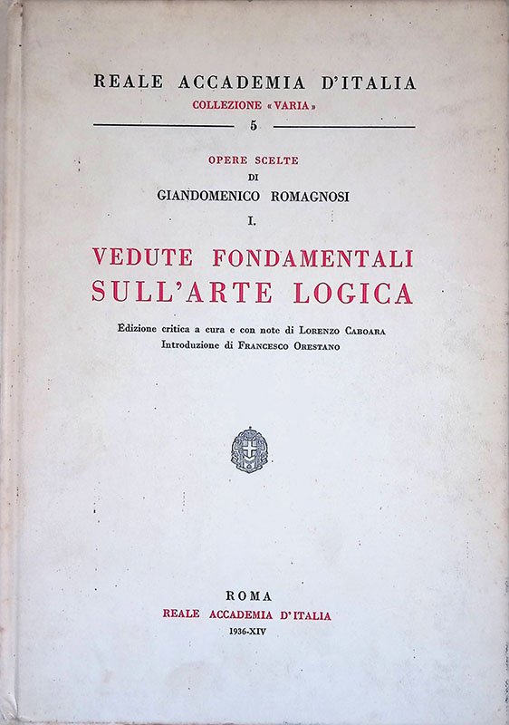 Vedute fondamentali sull'arte logica | Immagine principale