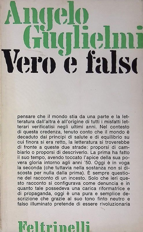 Vero e falso