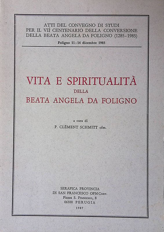 Vita e spiritualità della Beata Angela da Foligno | Immagine principale